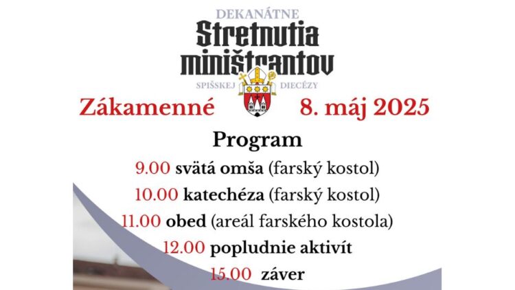 DEKANÁTNE STRETNUTIE MINIŠTRANTOV